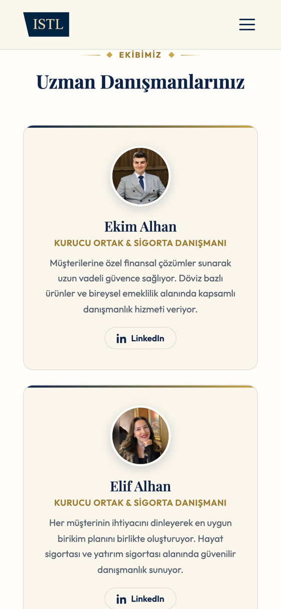 Uzman danışman kadromuz